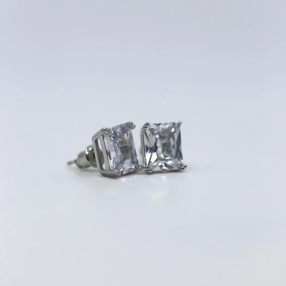 Jenna Jameson Silver Stud Earrings - Picture 10 of 10